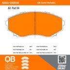 MPA Electrical 1000-0551M Disc Brake Pad Set - Front - view 5
