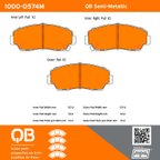 MPA Electrical 1000-0574M Disc Brake Pad Set - Front - view 5