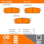 MPA Electrical 1000-0588C Disc Brake Pad Set - Rear - view 5
