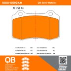 MPA Electrical 1000-0592AM Disc Brake Pad Set - Rear - view 5