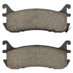 MPA Electrical 1000-0636C Disc Brake Pad Set - Rear - view 1