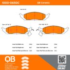 MPA Electrical 1000-0650C Disc Brake Pad Set - Front - view 5
