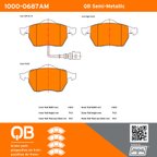 MPA Electrical 1000-0687AM Disc Brake Pad Set - Front - view 5