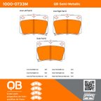 MPA Electrical 1000-0733M Disc Brake Pad Set - Rear - view 5