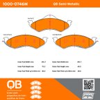 MPA Electrical 1000-0746M Disc Brake Pad Set - Front - view 5