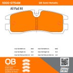 MPA Electrical 1000-0754M Disc Brake Pad Set - Rear - view 5