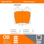 MPA Electrical 1000-0771M Disc Brake Pad Set - Rear - view 5