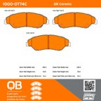 MPA Electrical 1000-0774C Disc Brake Pad Set - Front - view 5