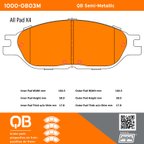 MPA Electrical 1000-0803M Disc Brake Pad Set - Front - view 5