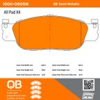 MPA Electrical 1000-0805M Disc Brake Pad Set - Front - view 5