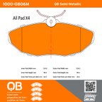 MPA Electrical 1000-0806M Disc Brake Pad Set - Rear - view 5