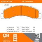 MPA Electrical 1000-0824M Disc Brake Pad Set - Front - view 5