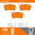 MPA Electrical 1000-0831C Disc Brake Pad Set - Front - view 5