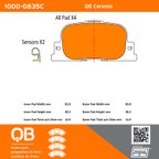 MPA Electrical 1000-0835C Disc Brake Pad Set - Rear - view 5