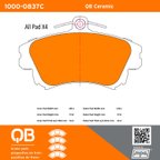 MPA Electrical 1000-0837C Disc Brake Pad Set - Front - view 5