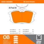 MPA Electrical 1000-0838M Disc Brake Pad Set - Rear - view 5