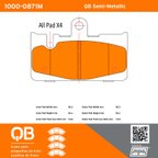 MPA Electrical 1000-0871M Disc Brake Pad Set - Rear - view 5