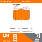MPA Electrical 1000-0874C Disc Brake Pad Set - Rear - view 5