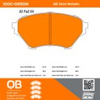MPA Electrical 1000-0890M Disc Brake Pad Set - Front - view 5
