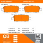 MPA Electrical 1000-0905M Disc Brake Pad Set - Rear - view 5
