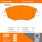 MPA Electrical 1000-0910M Disc Brake Pad Set - Front - view 5