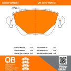 MPA Electrical 1000-0911M Disc Brake Pad Set - Rear - view 5