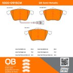 MPA Electrical 1000-0915CM Disc Brake Pad Set - Front - view 5