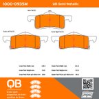 MPA Electrical 1000-0935M Disc Brake Pad Set - Rear - view 5