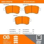 MPA Electrical 1000-0937M Disc Brake Pad Set - Front - view 5