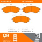MPA Electrical 1000-0941M Disc Brake Pad Set - Front - view 5