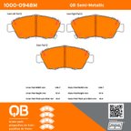 MPA Electrical 1000-0948M Disc Brake Pad Set - Front - view 5