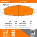 MPA Electrical 1000-0953C Disc Brake Pad Set - Front - view 5