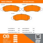 MPA Electrical 1000-0962M Disc Brake Pad Set - Front - view 5