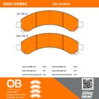 MPA Electrical 1000-0989C Disc Brake Pad Set - Rear - view 5