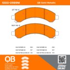 MPA Electrical 1000-0989M Disc Brake Pad Set - Rear - view 5