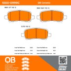 MPA Electrical 1000-0999C Disc Brake Pad Set - Rear - view 5