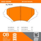 MPA Electrical 1000-1009M Disc Brake Pad Set - Front - view 5