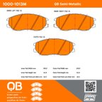 MPA Electrical 1000-1013M Disc Brake Pad Set - Front - view 5