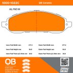 MPA Electrical 1000-1022C Disc Brake Pad Set - Front - view 5