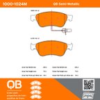 MPA Electrical 1000-1024M Disc Brake Pad Set - Front - view 5