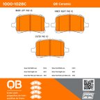 MPA Electrical 1000-1028C Disc Brake Pad Set - Front - view 5