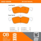 MPA Electrical 1000-1060M Disc Brake Pad Set - Rear - view 5
