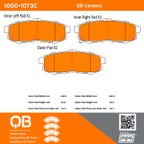 MPA Electrical 1000-1073C Disc Brake Pad Set - Rear - view 5