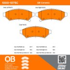 MPA Electrical 1000-1075C Disc Brake Pad Set - Front - view 5