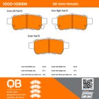 MPA Electrical 1000-1088M Disc Brake Pad Set - Rear - view 5