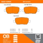 MPA Electrical 1000-1090C Disc Brake Pad Set - Rear - view 5