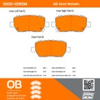 MPA Electrical 1000-1090M Disc Brake Pad Set - Rear - view 5