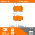 MPA Electrical 1000-1091M Disc Brake Pad Set - Front - view 5