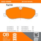 MPA Electrical 1000-1098M Disc Brake Pad Set - Front - view 5