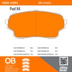 MPA Electrical 1000-1105C Disc Brake Pad Set - Front - view 5